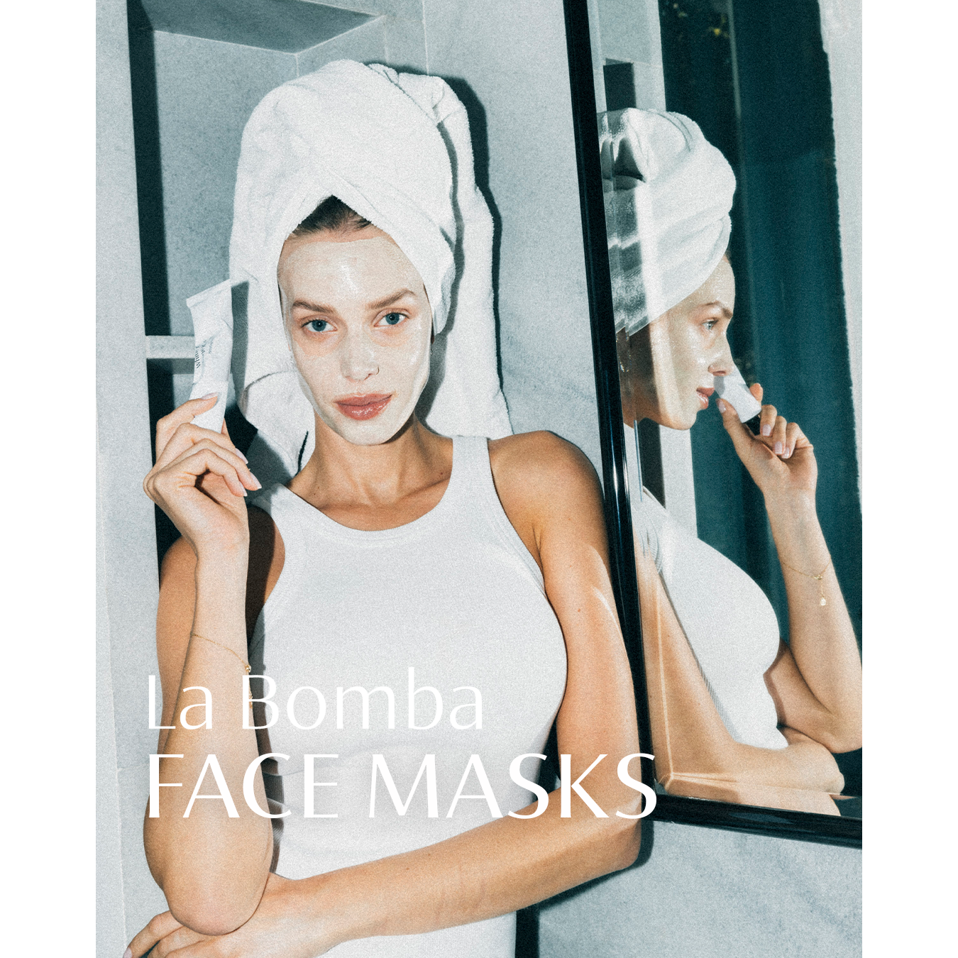 La Bomba White Sage Kaolin Andlistmaski
