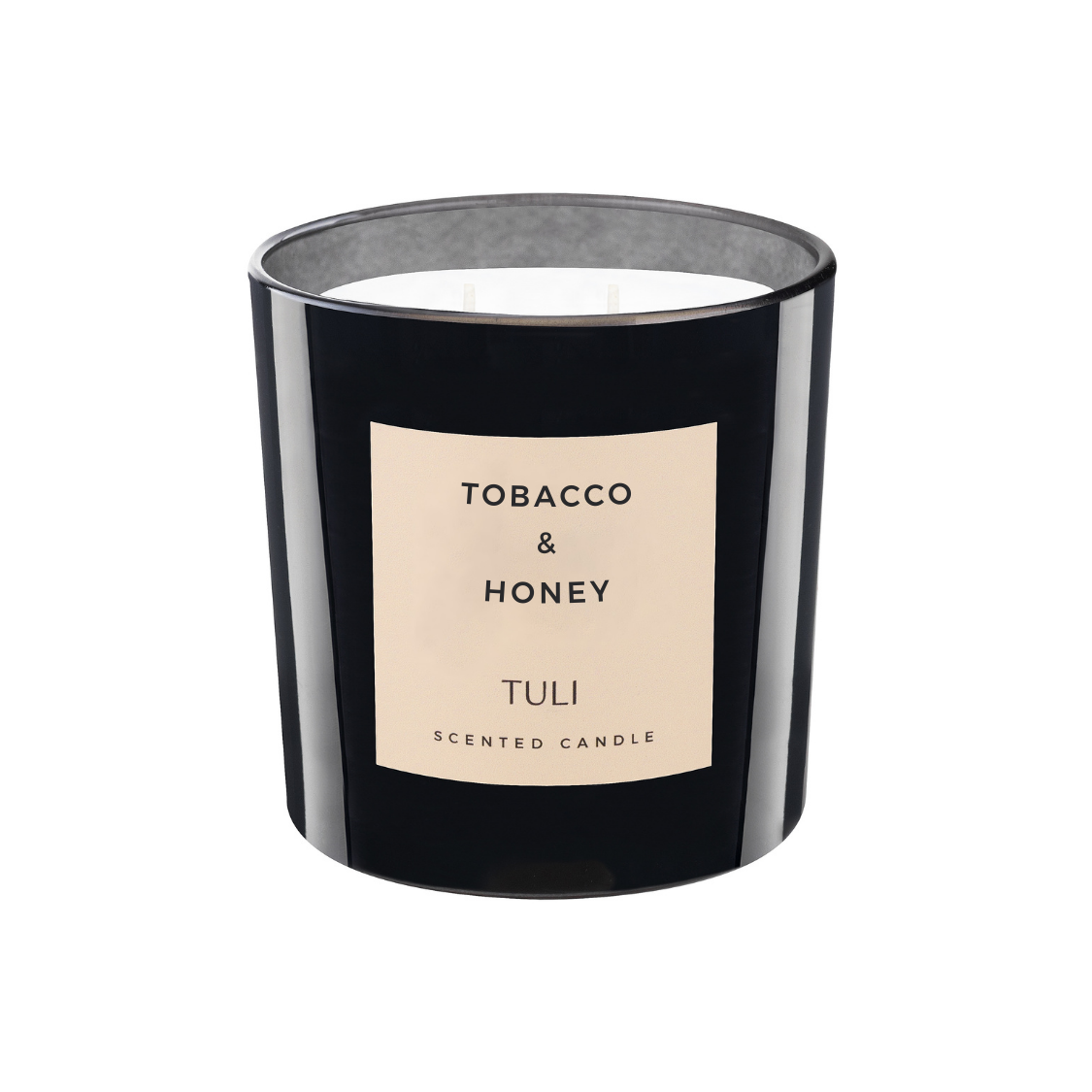 Tuli Tobacco and Honey ilmkerti stórt 350gr - Tveir kveikir