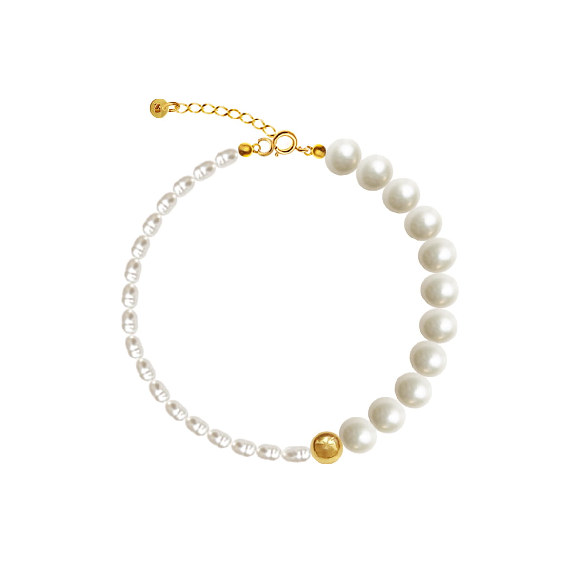 Stag Jewels Eve Armband perlur og gull
