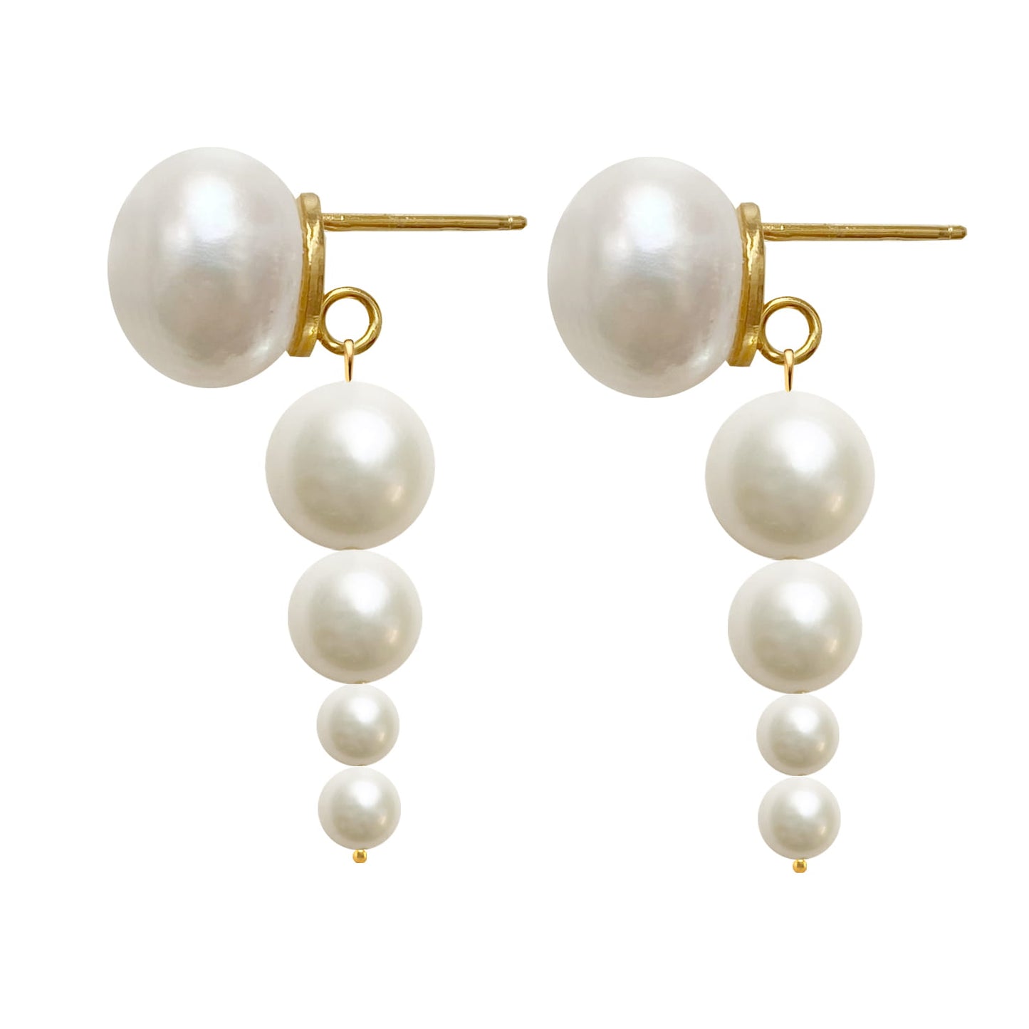 Stag Jewels Aline Eyrnalokkar perlur