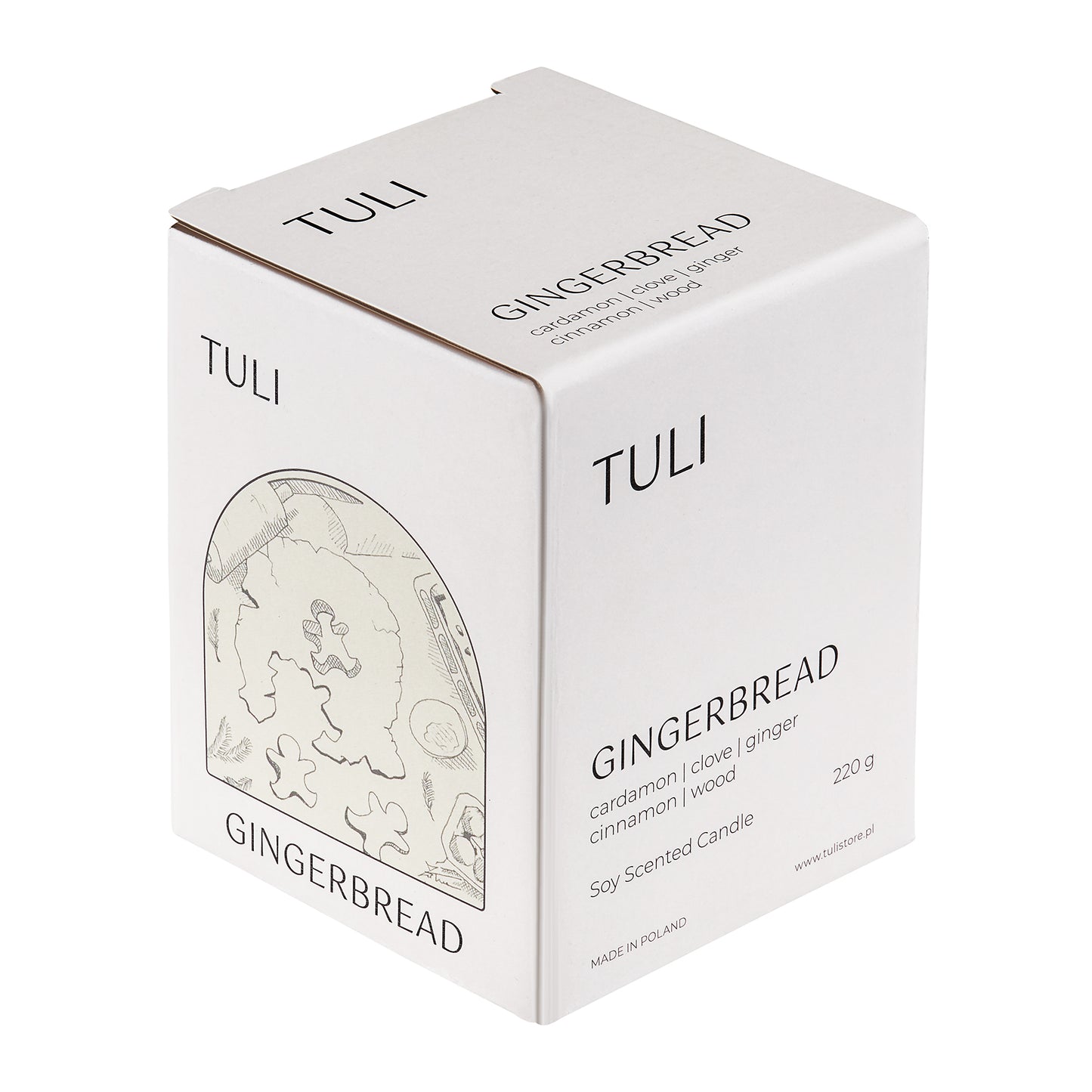 Tuli Gingerbread ilmkerti 220 gr.