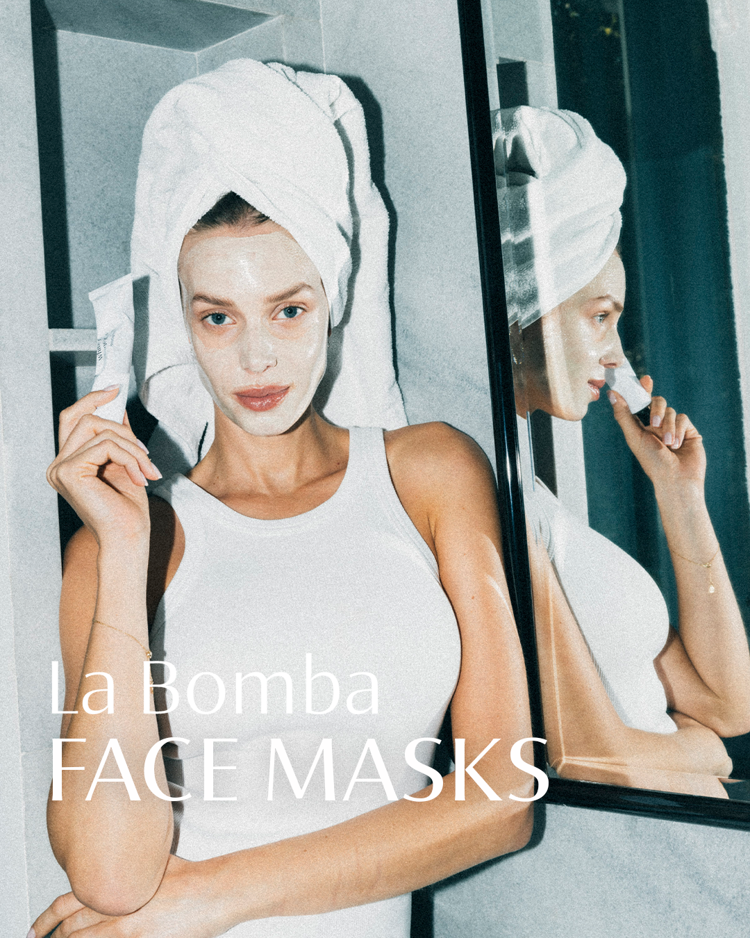 La Bomba White Sage Kaolin Andlistmaski