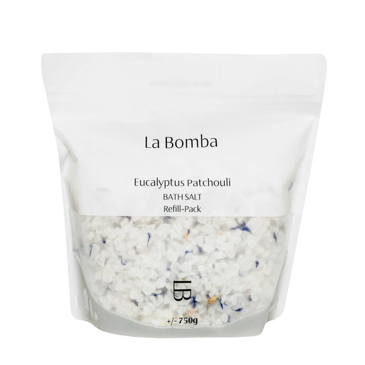 LaBomba Baðsalt Eucalyptus og Patchouli áfylling